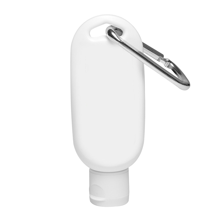 "Sunny Day" 1.0 oz Broad Spectrum SPF 30 Sunscreen Lotion in Solid White Carabiner Tottle 2