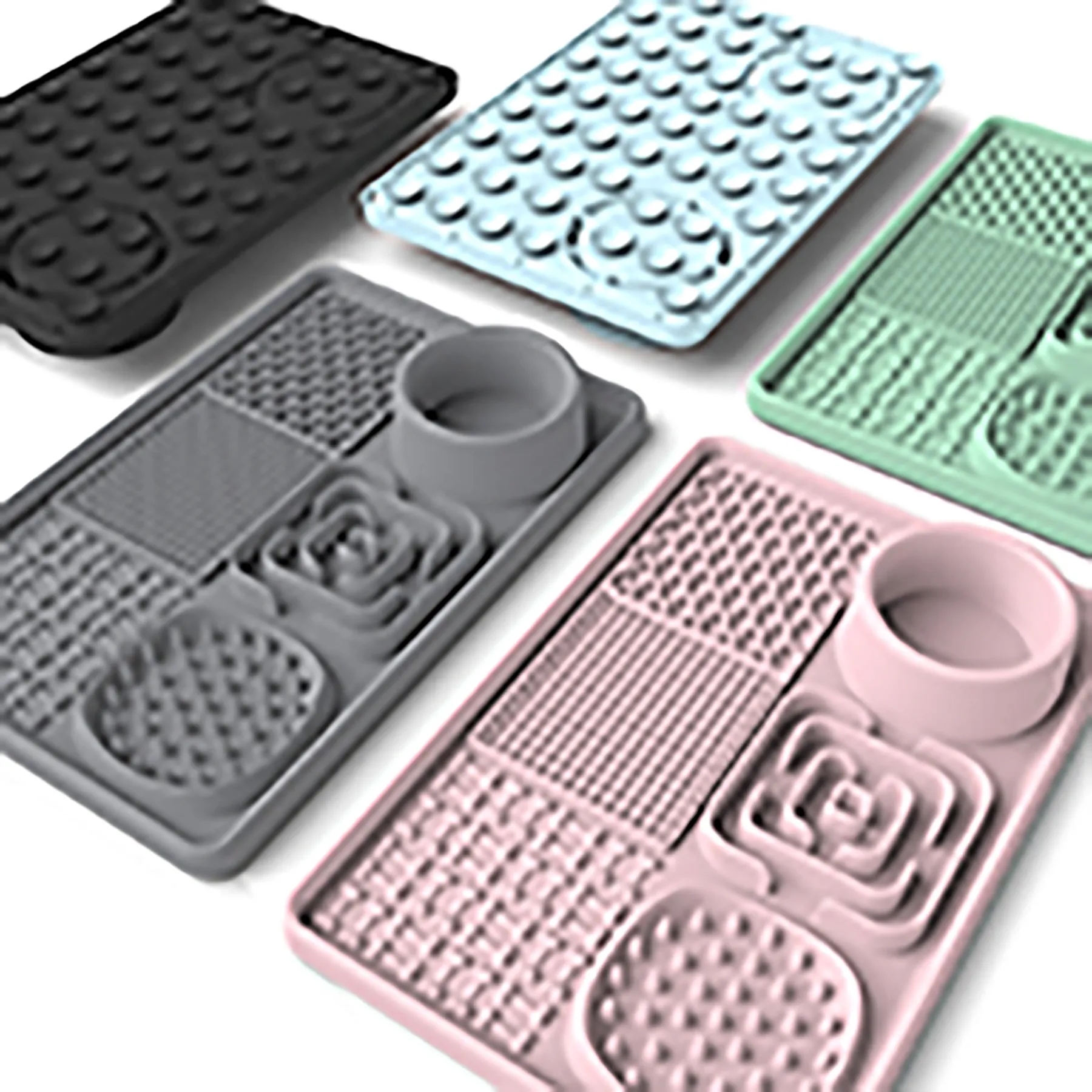 Silicone Rectangular Pet Licking Pad 3