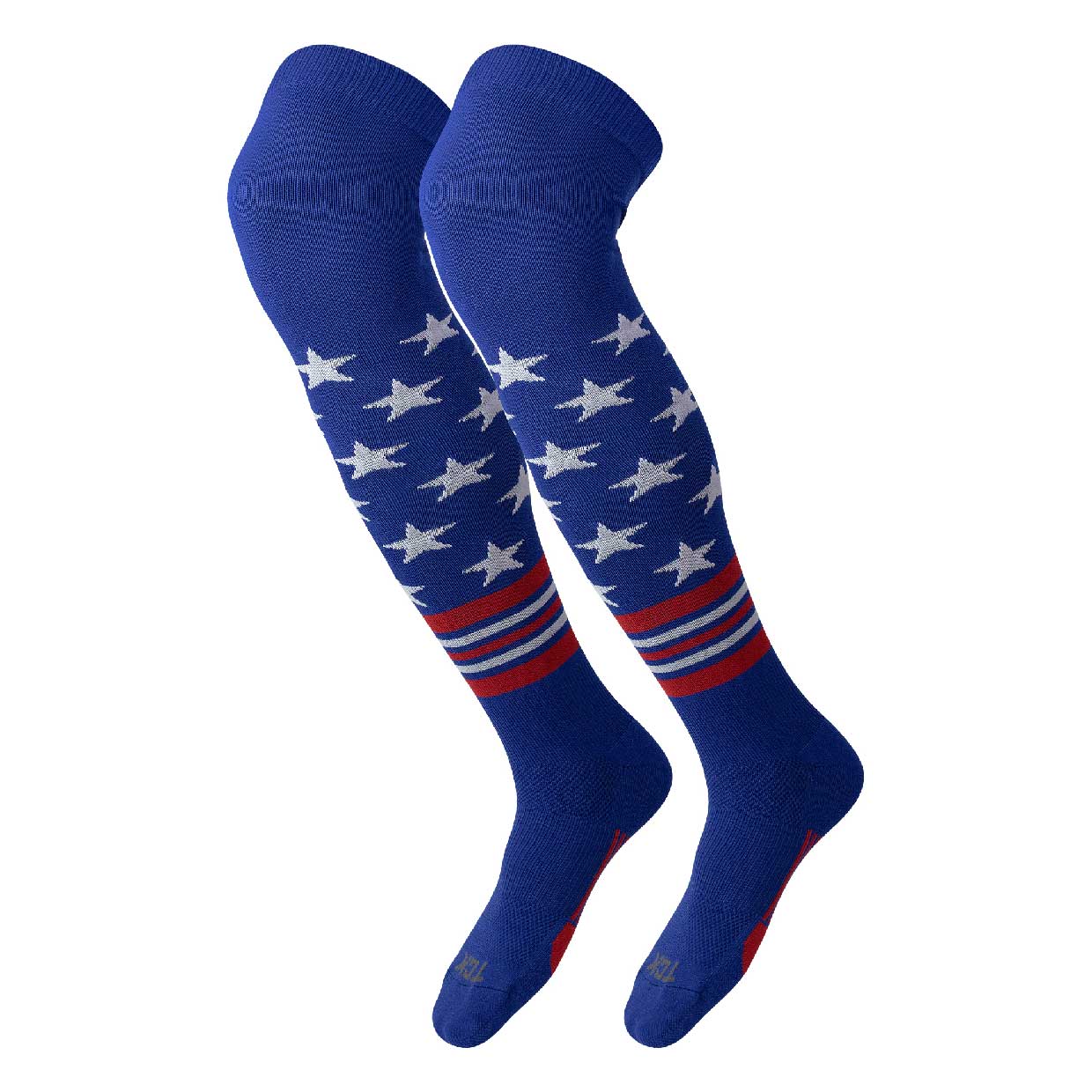 USA Freedom Baseball Socks Long Over the Knee 2