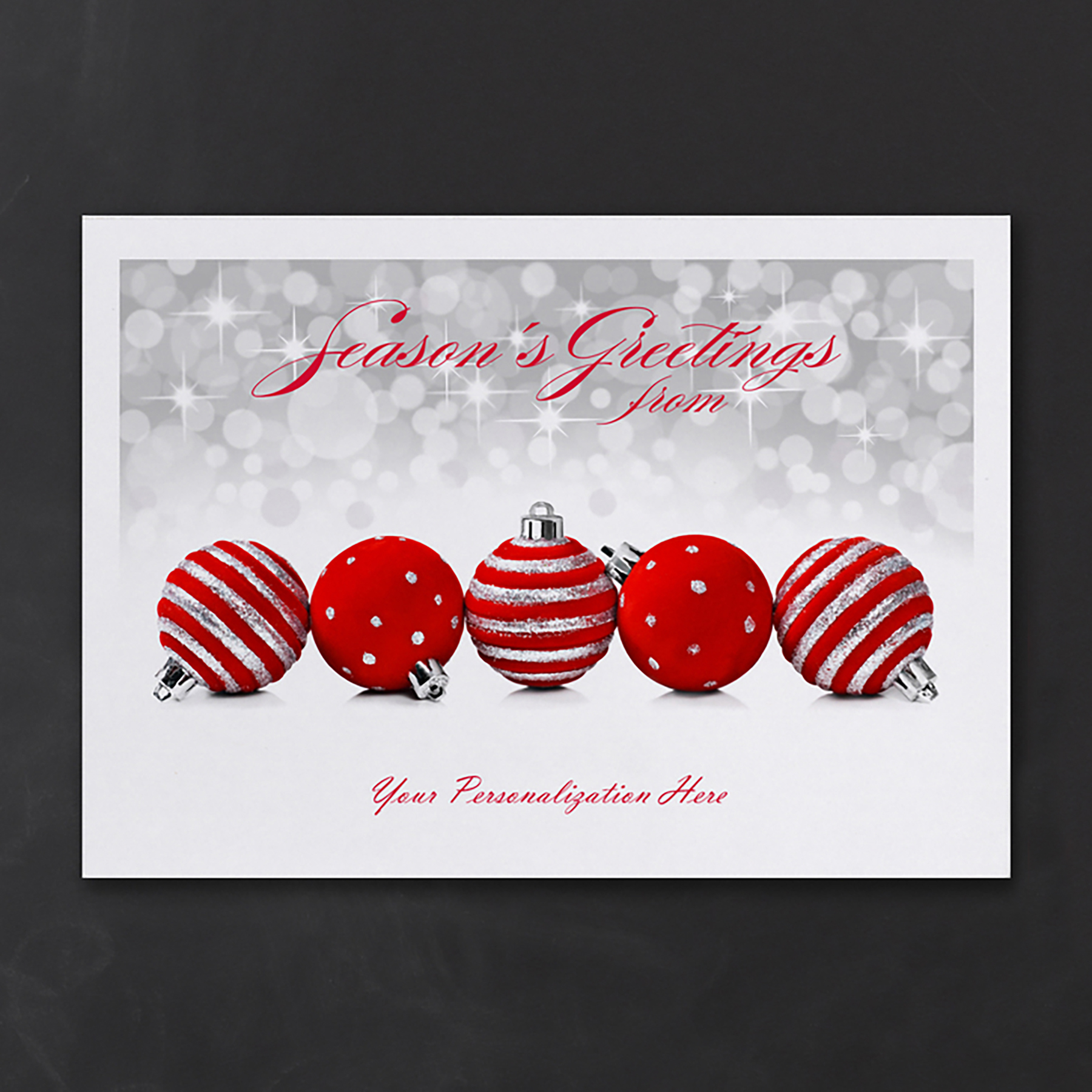 Sparkling Season Front Imprint Card 2