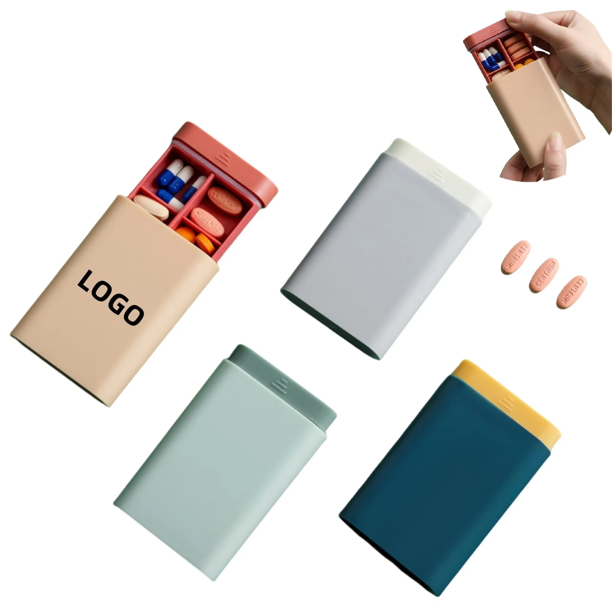 Portable Travel Pill Box Organizer 3