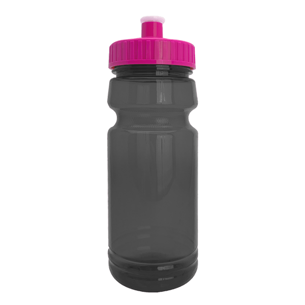 Cycle 24oz Recycled Transparent Bike Bottle w/Push-Pull Lid 52