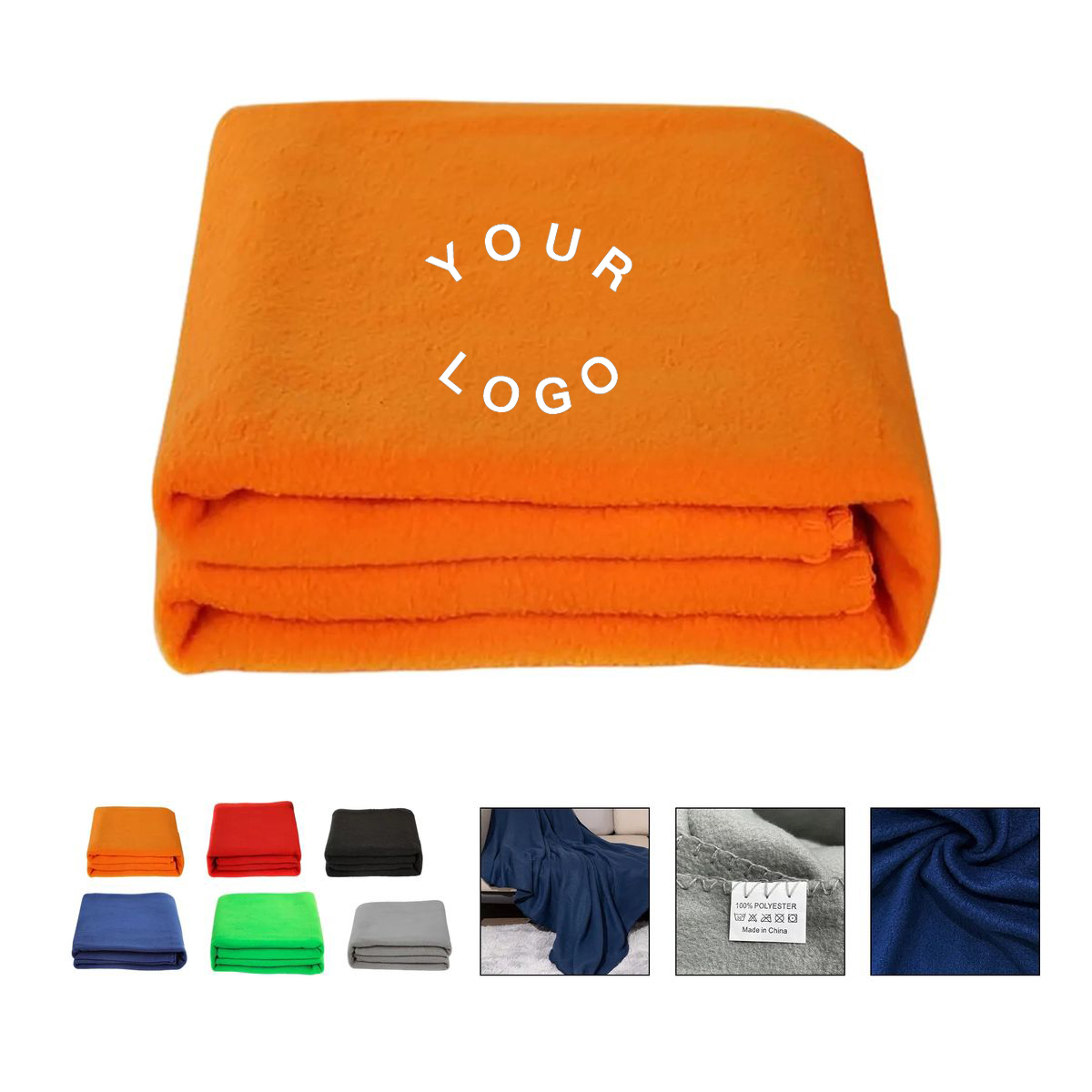 Soft Polar Fleece Throw Blanket 60x50 Inches 2