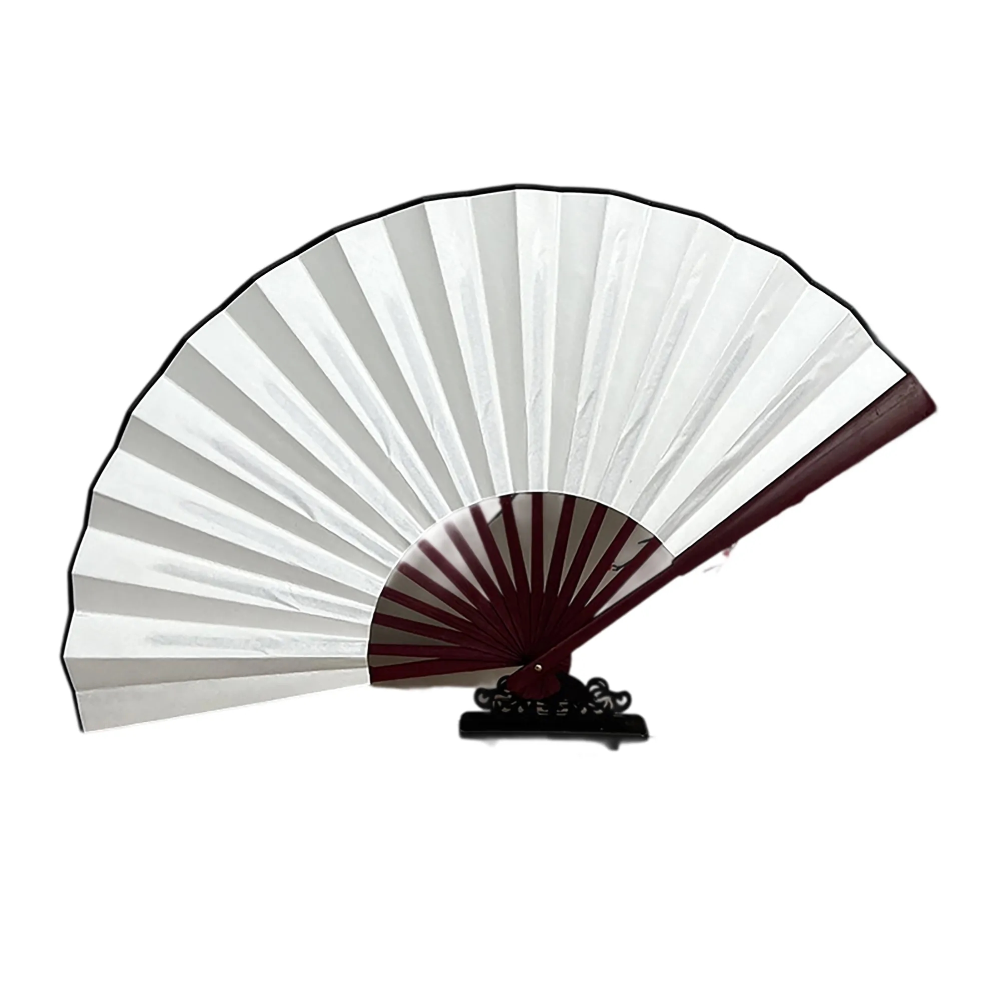 Folding Decorative Fan with Stand 6