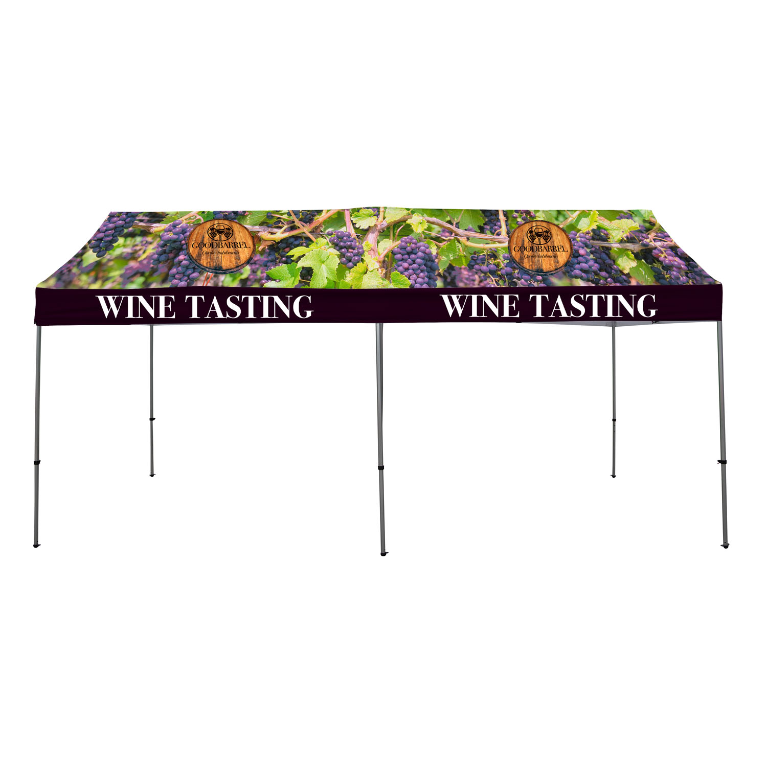 10' x 20' Premium Gable Tent Kit (Dye Sub Full-Color Full-Bleed) 8