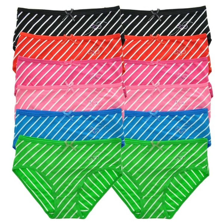 Women's Cotton Hip Hugger Panties - Assorted 2