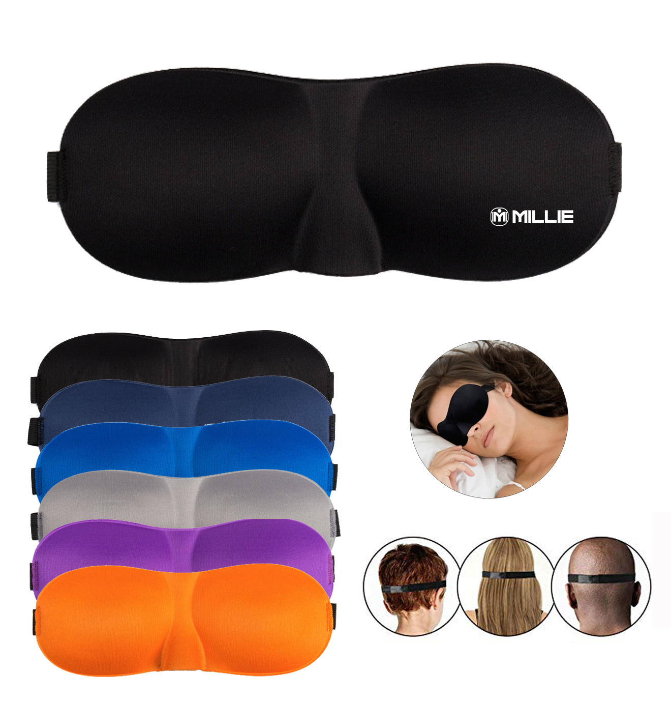 3D Contoured Eye Mask 1