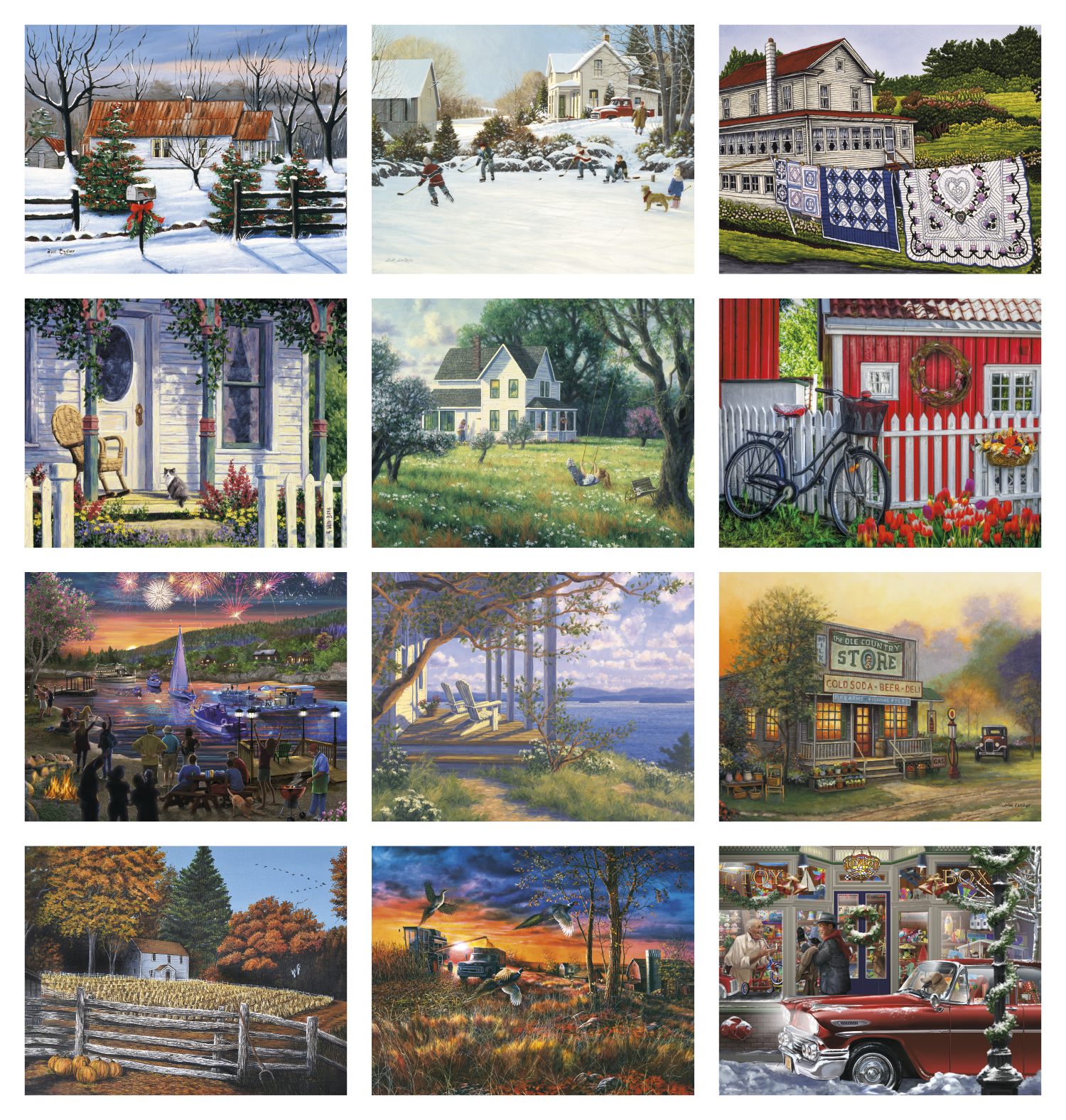 Good Value™ Scenic Memories - Stapled Calendar 1