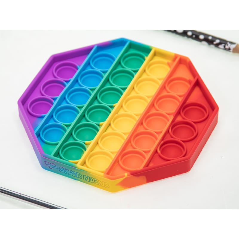 Custom Laser Engraved Silicone Push Pop Bubble Fidget Toys 4