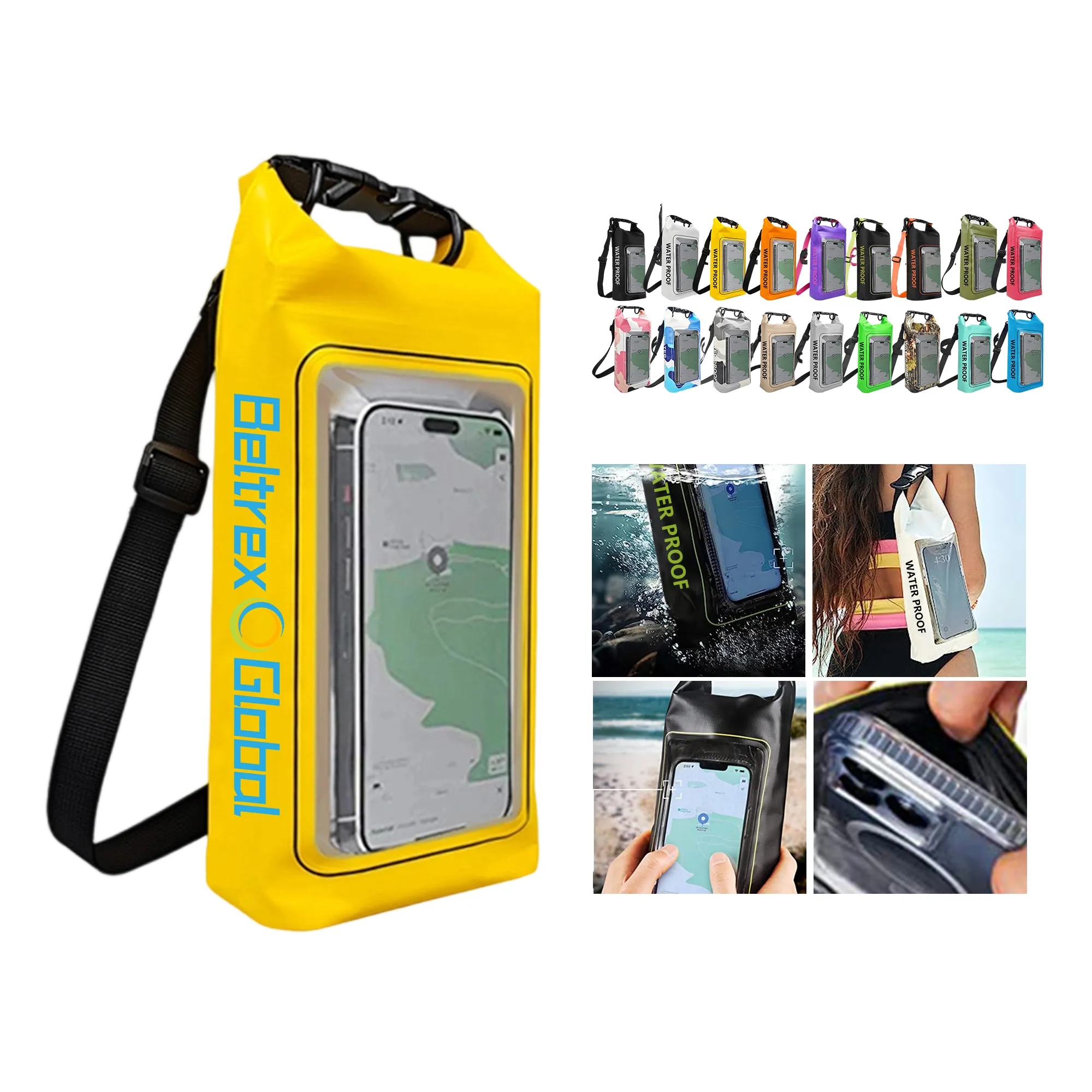 Outdoor Crossbody Bag with IPX6 Waterproofing 3
