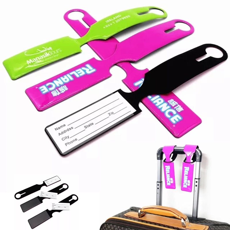 Pvc Luggage Travel Bag Tags 2