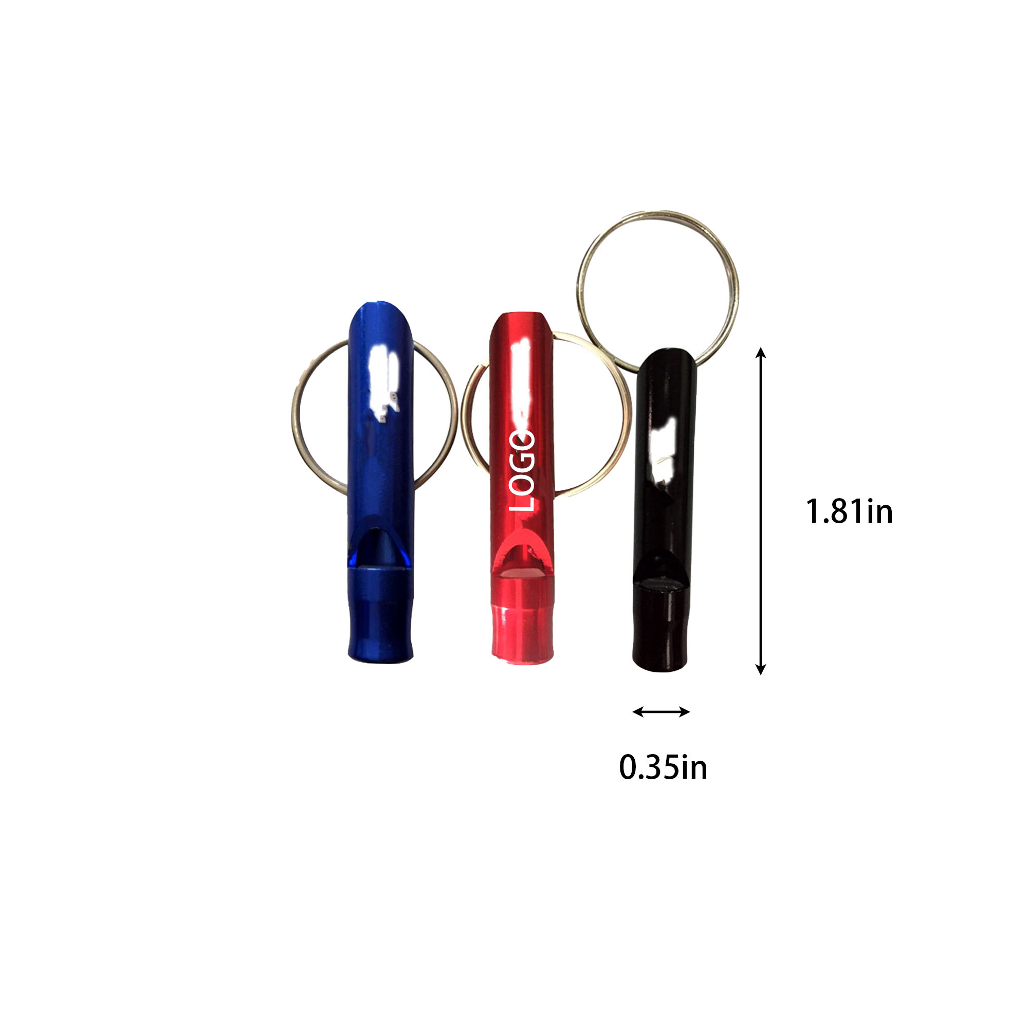 Aluminum Alloy Mini Whistle 4