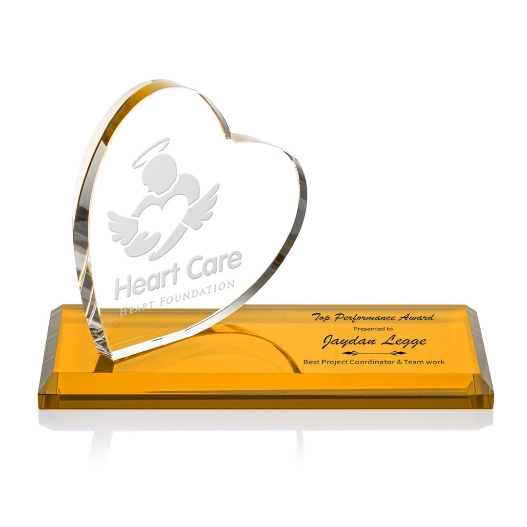 Northam Heart Award - Deep Etch 9