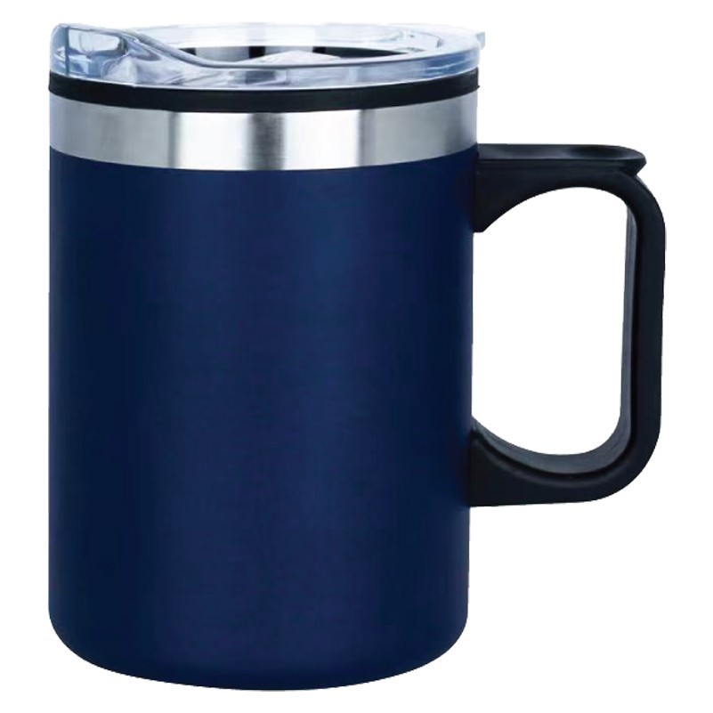 14 Oz. Double Walled Stainless Steel Vacuum Camper Mug 3