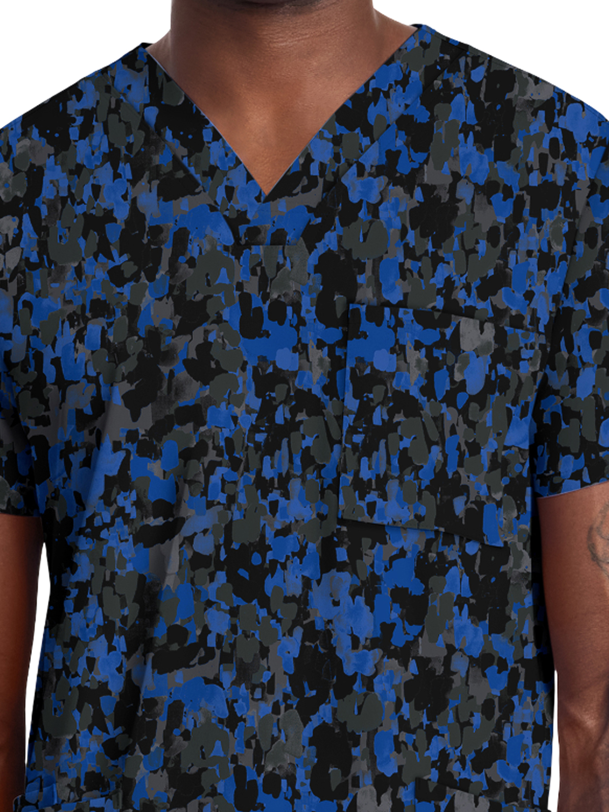 Cherokee - Genuine - Unisex V-Neck Print Top 2