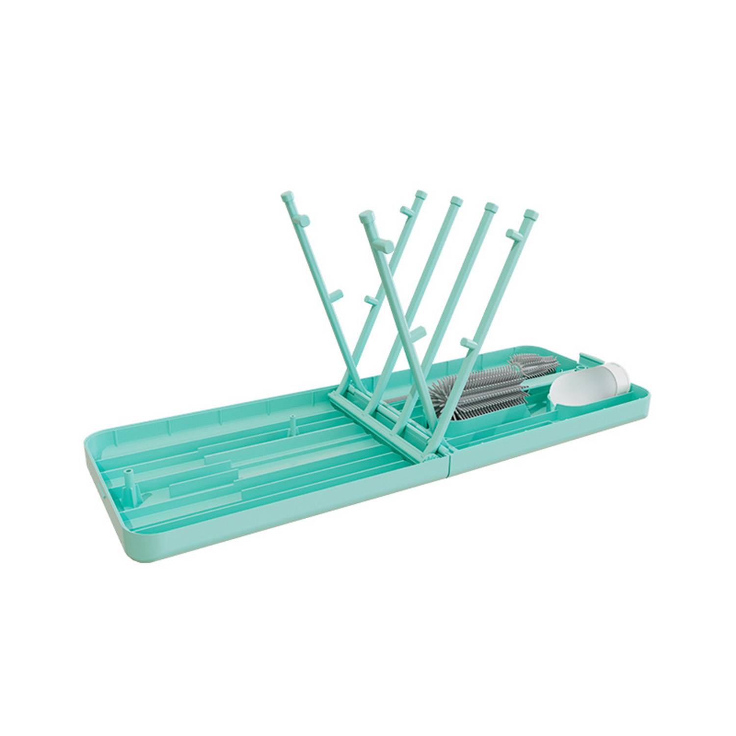 6 in 1 Foldable Silicone Baby Bottle Cleaning Kit 7