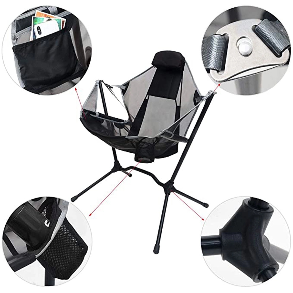 Portable Folding Rocking Chair 4