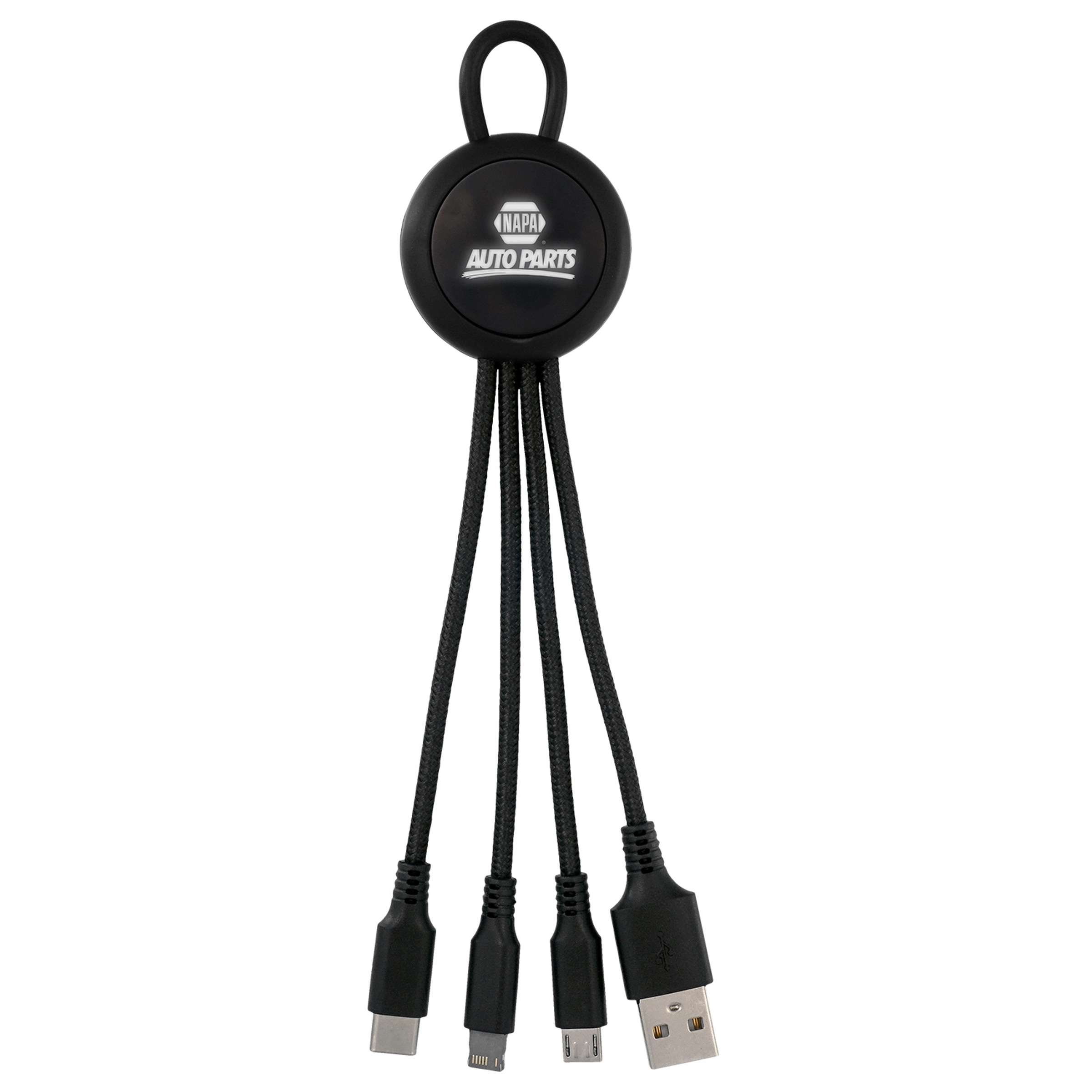 COLOR LIGHT UP LOOP 3-IN-1 CHARGING CABLE 4