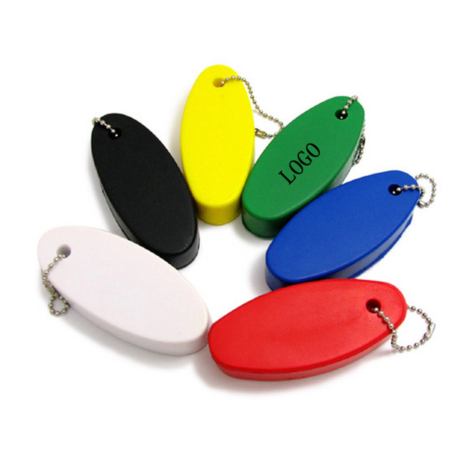 Customized Oval Floater Key Tag