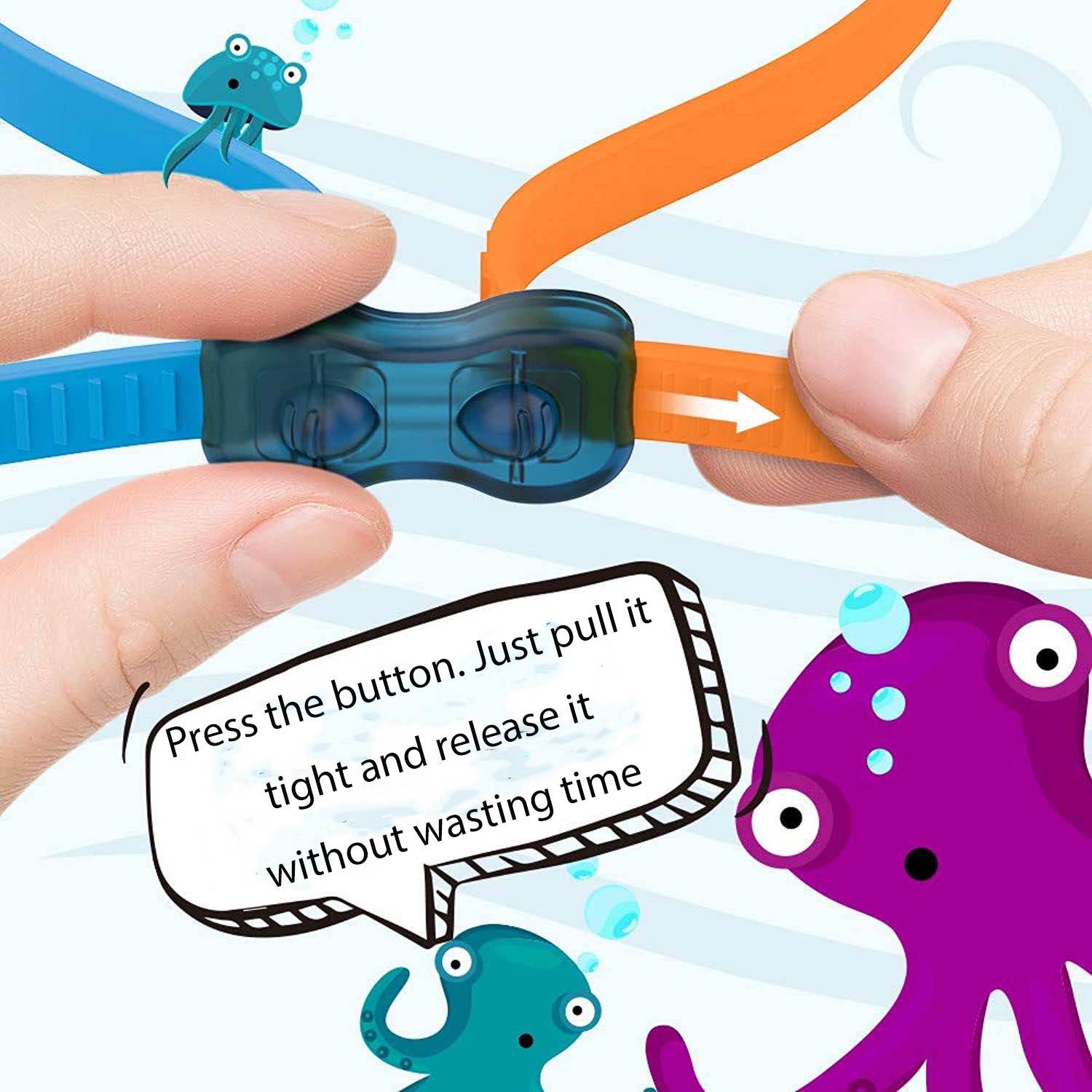 Kids Anti-Fog Swim Goggles – Waterproof & UV Protection 10