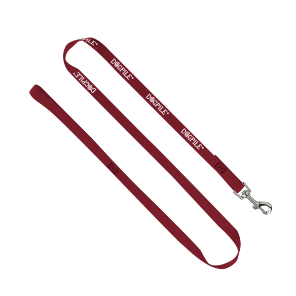 3/4" Smooth Nylon Pet Leash with Bright Metal Snap Hook 14