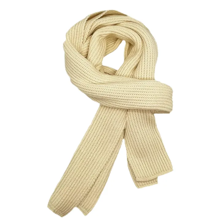 70.8" x 11.8" Unisex Pure Color Winter Warm Knitting Scarf 4