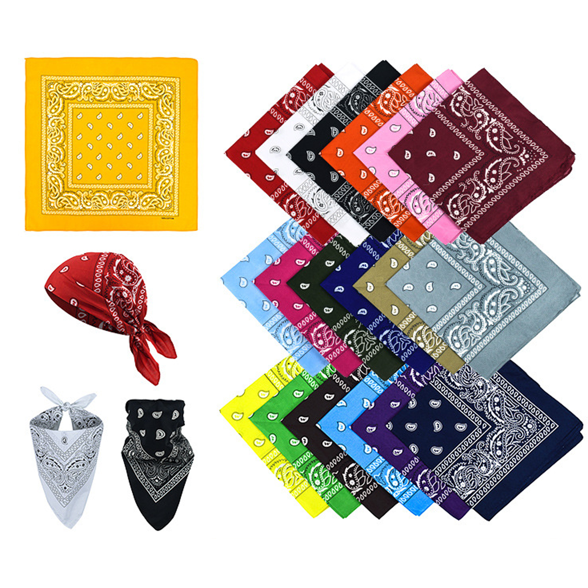 Custom-Made Polyester Printed Headscarf 5