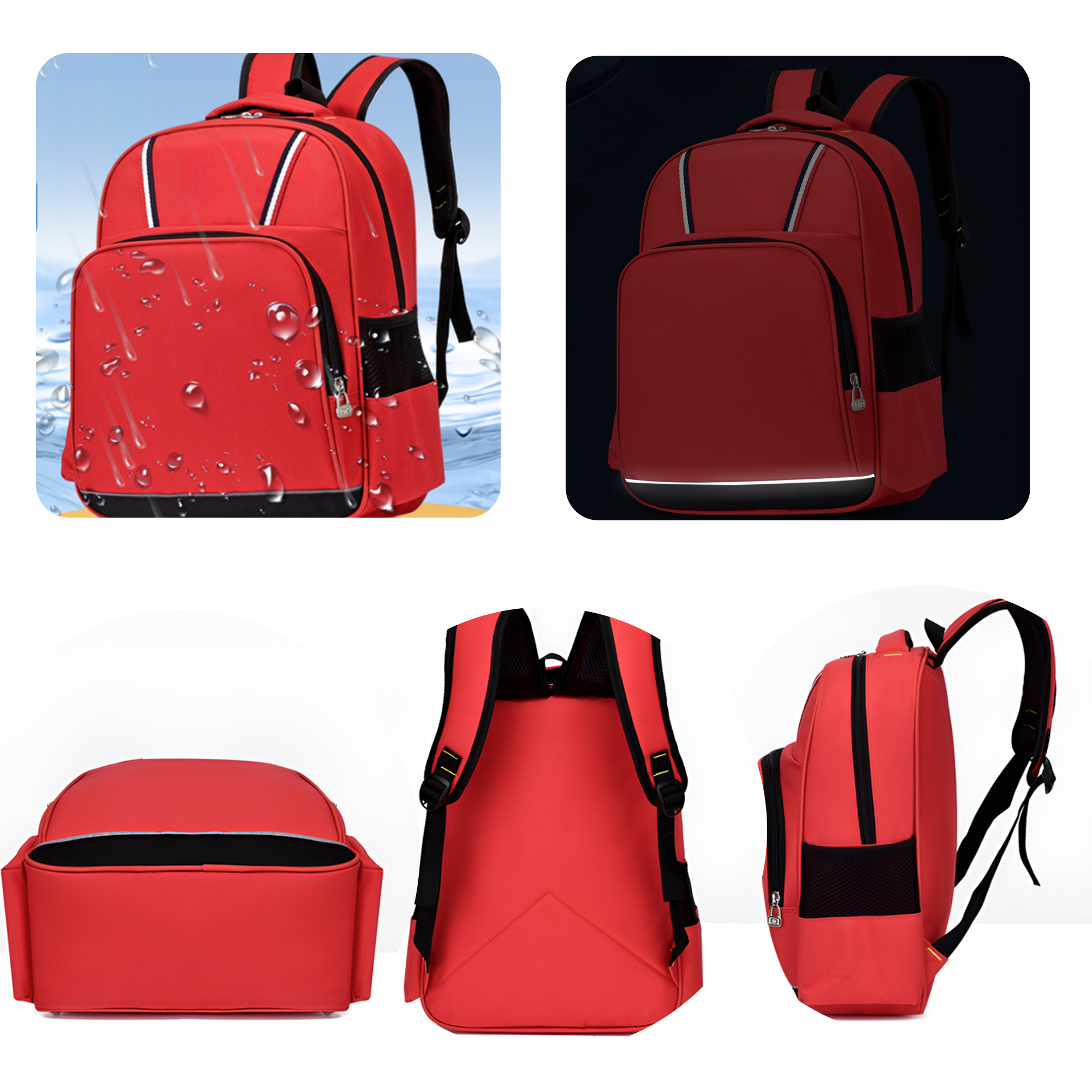 MOQ 50 PCS Oxford Sturdy Children Backpacks 4