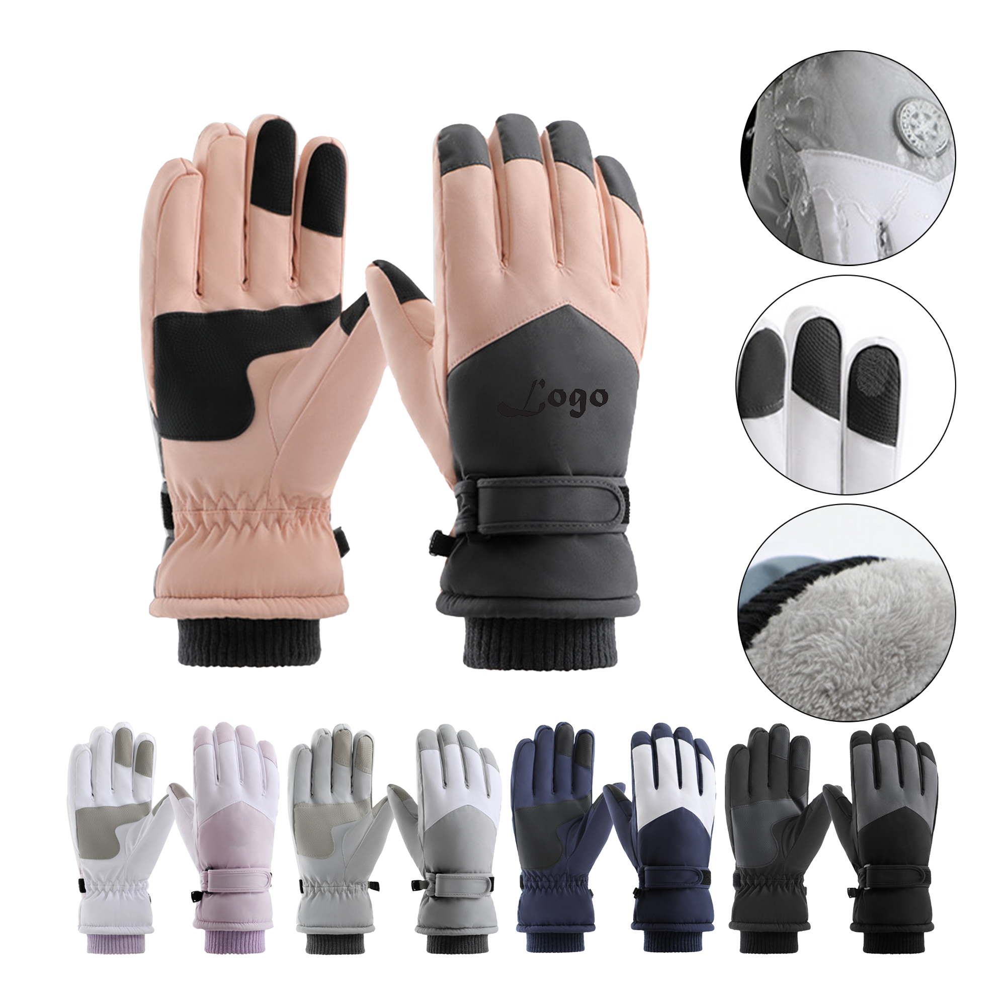 Winter Warm Ski Snow Gloves 3