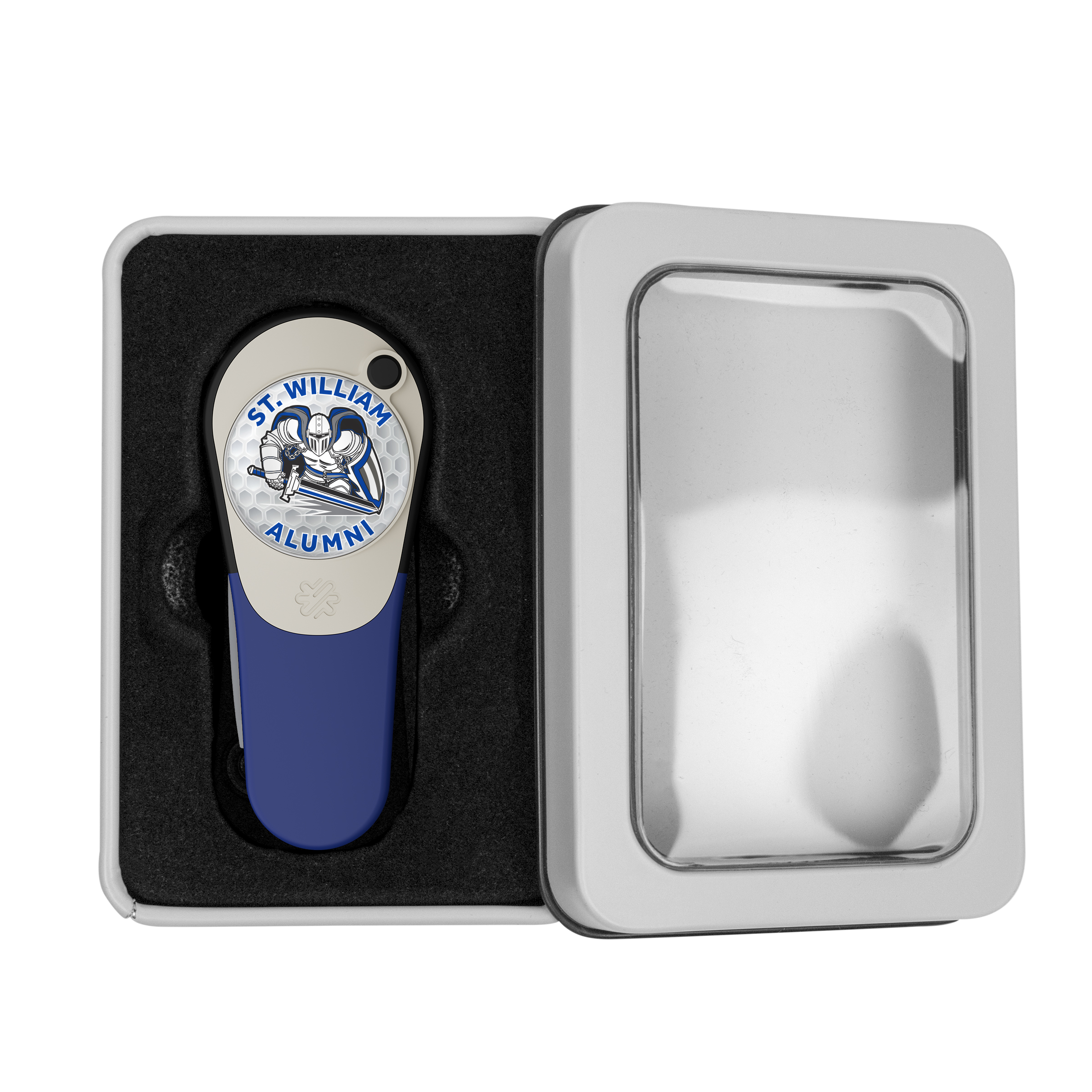 Pitchfix Icon Golf Divot Tool in Window Tin 3