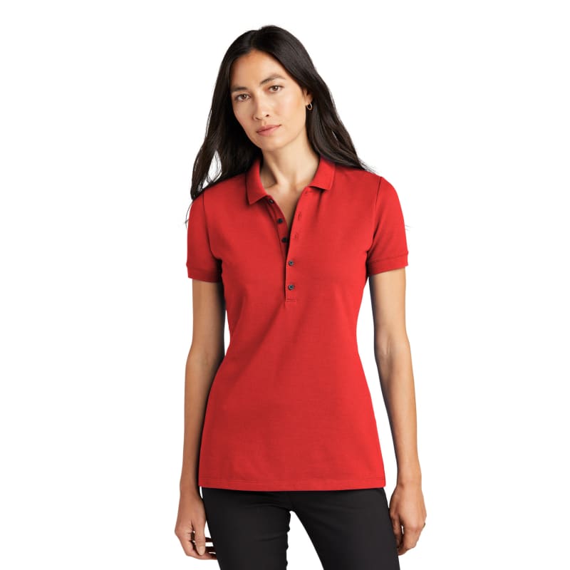Mercer+Mettle Women's Stretch Heavyweight Pique Polo 6