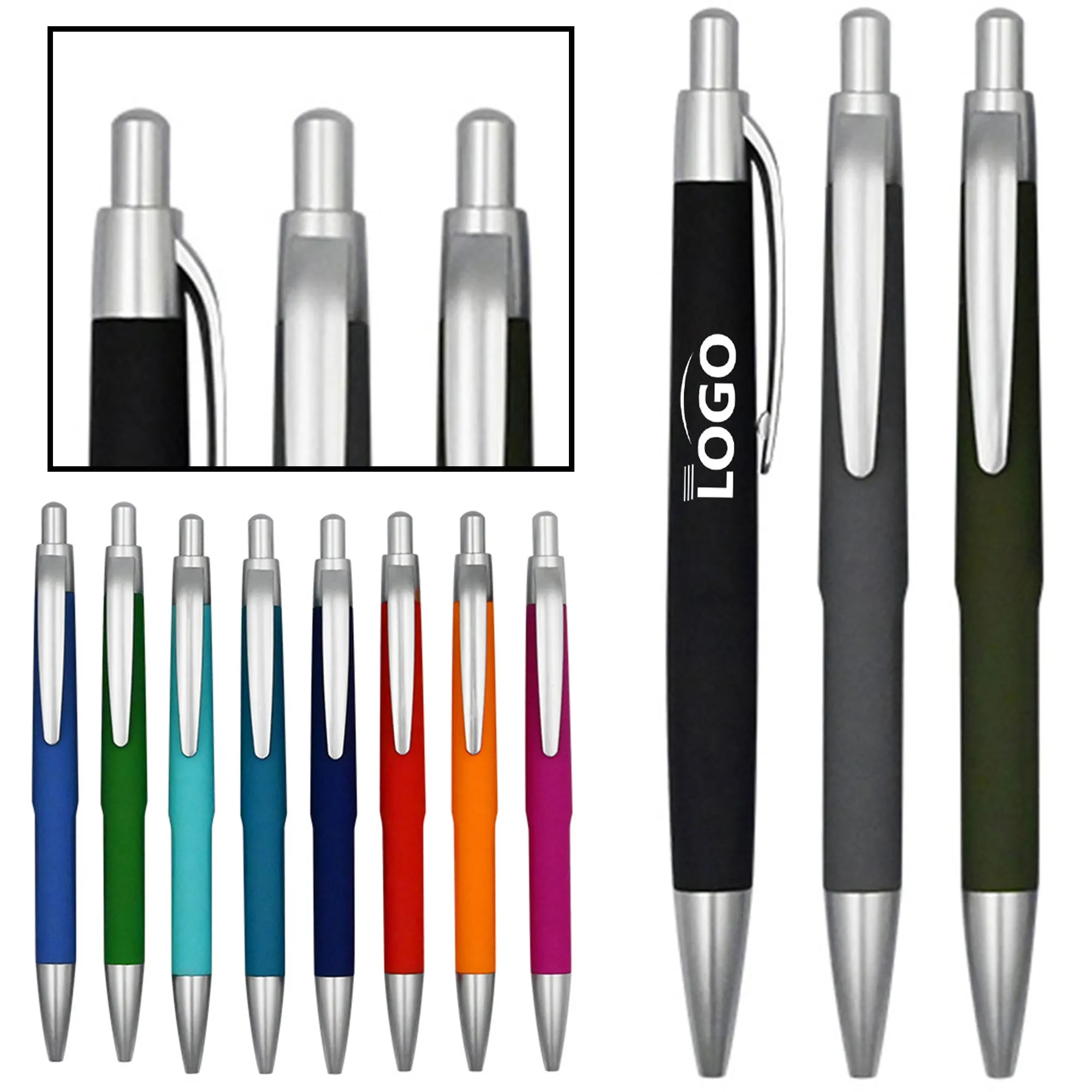 Soft-Grip Retractable Gel Pen 0.5mm Black 1