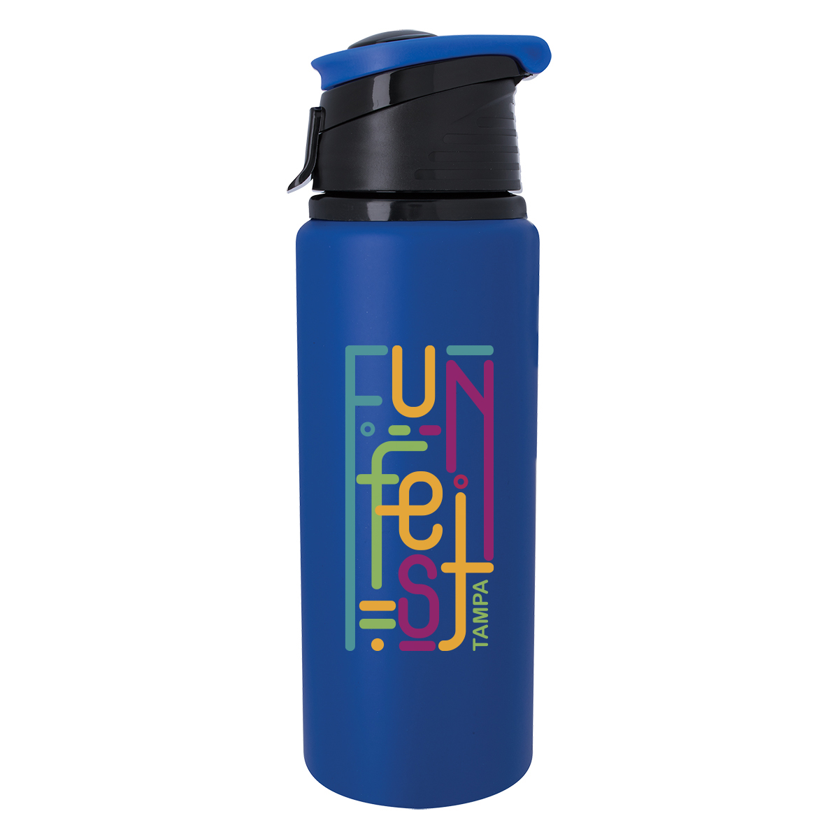 24 Oz. Velvet Touch Aluminum Bottle, custom water bottle with logo imprint 8