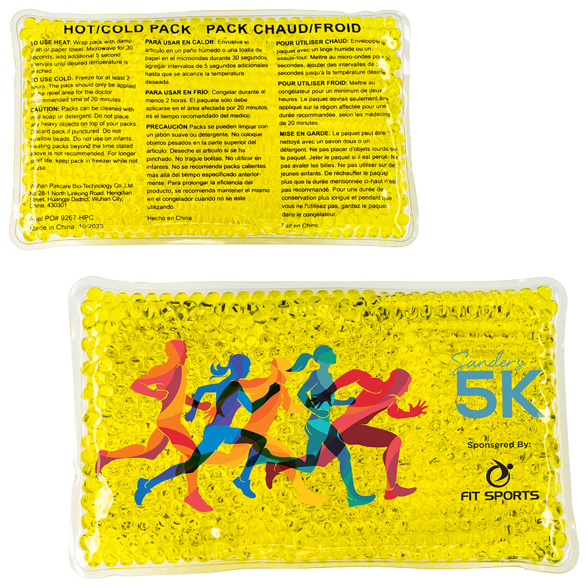 Full-Color Aqua Pearls™ Hot/Cold Pack 8