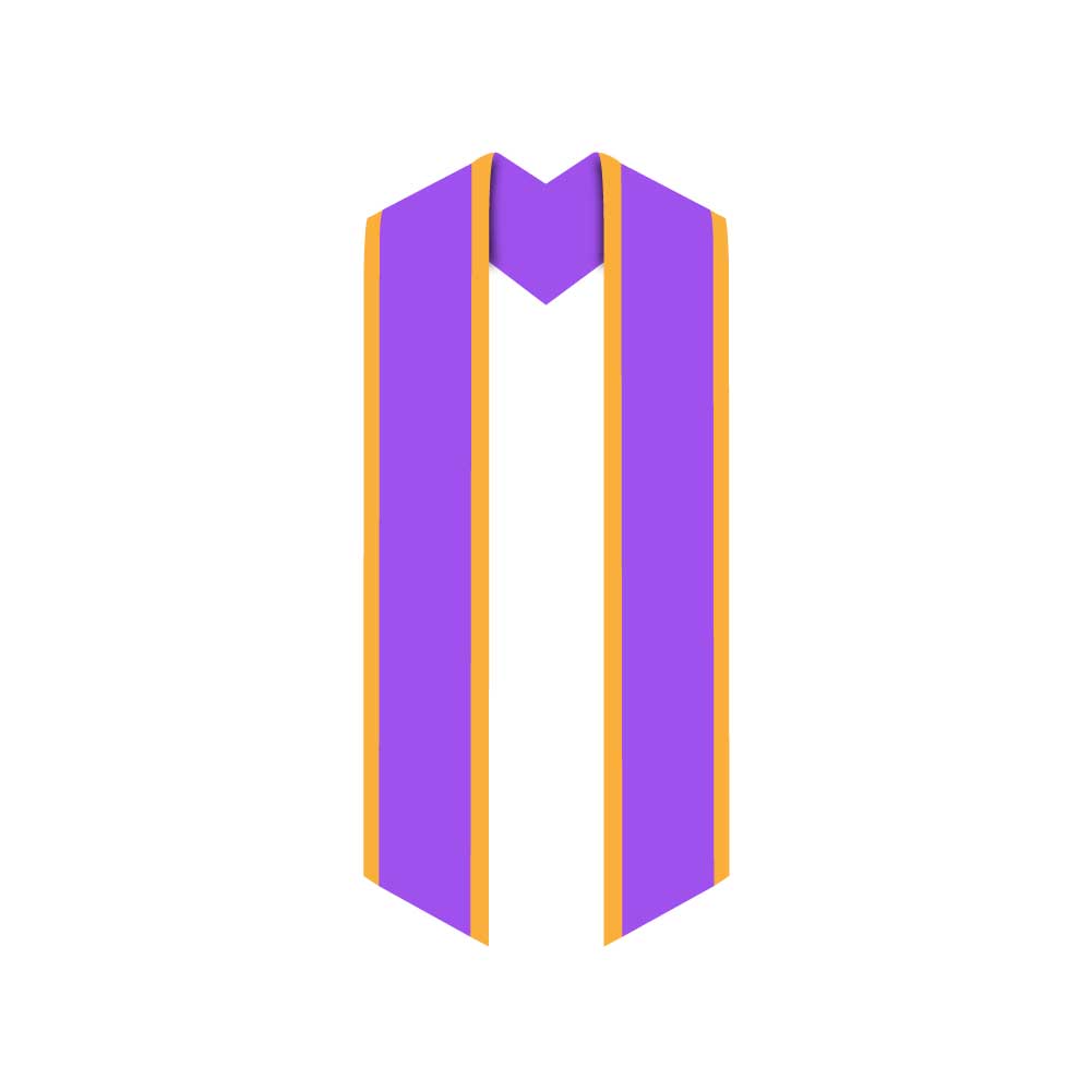 Honorary Graduation Stole - Full-Color Sublimation 60" 77