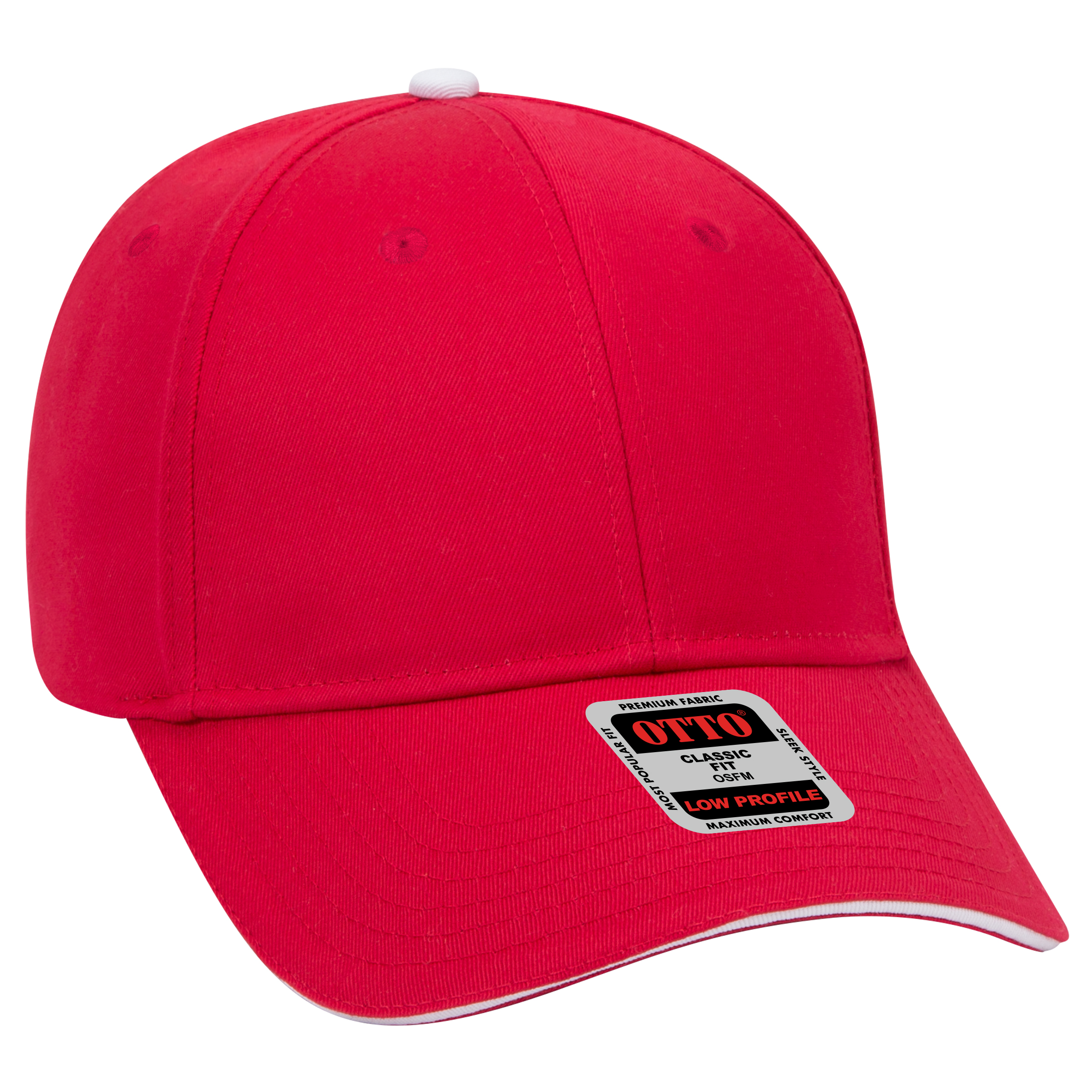 OTTO CAP® 6 Panel Low Profile Baseball Cap 25