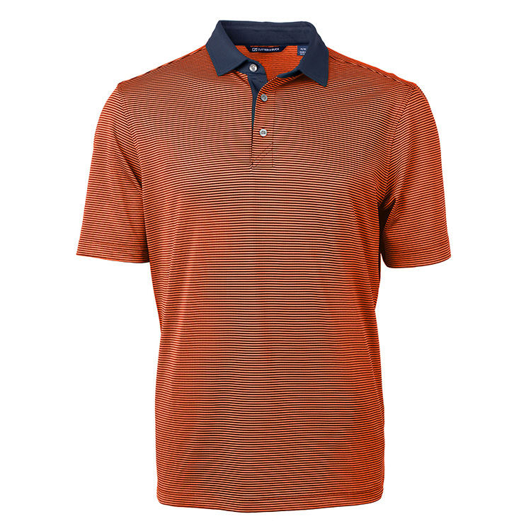 Cutter and Buck Virtue Eco Pique Micro Stripe Recycled Polo 8