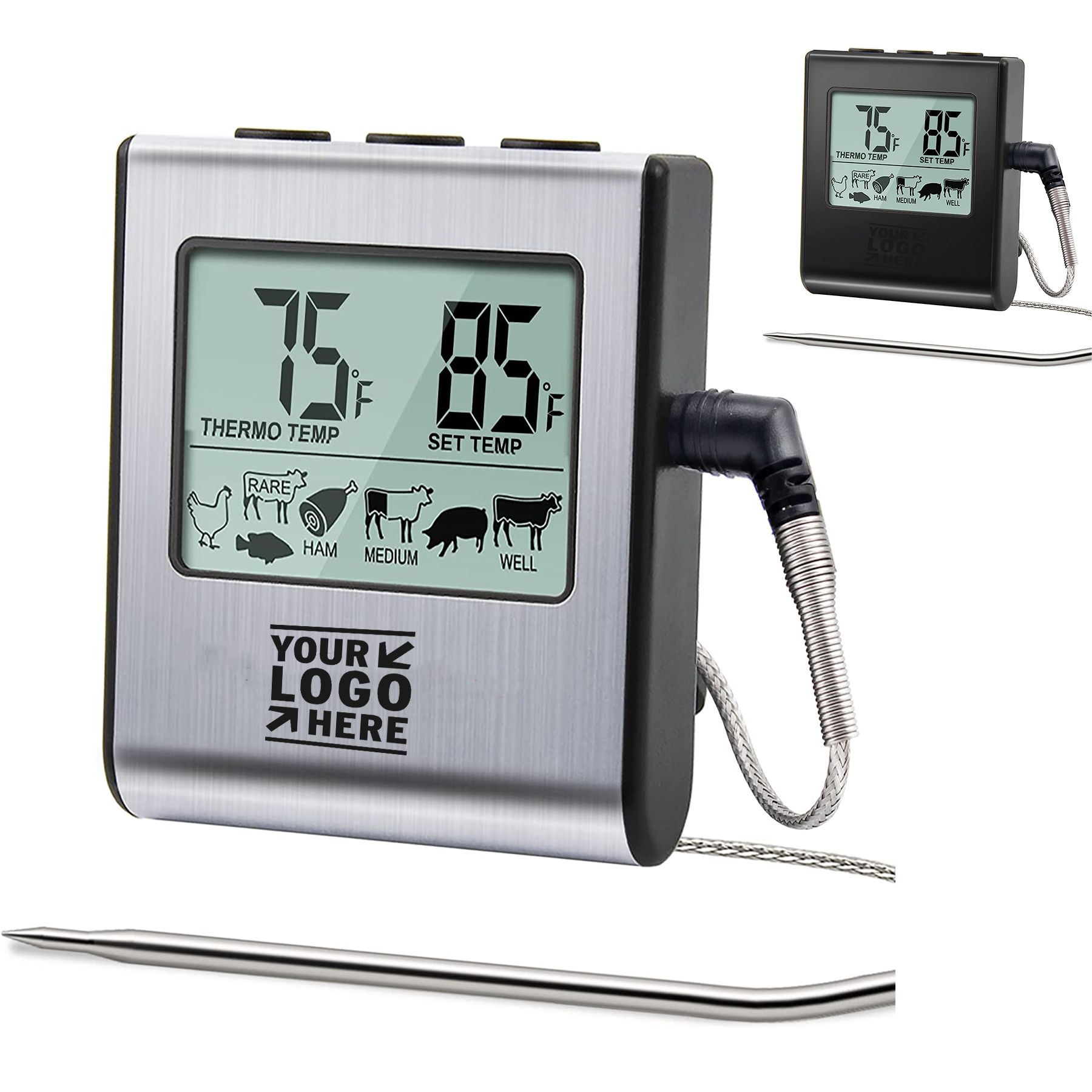 Oven Kitchen BBQ Grill Thermometer 2