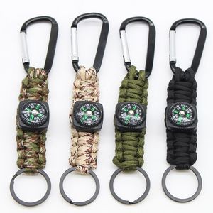 Paracord Survival Carabiner Compass, custom sports ball with logo imprint 3