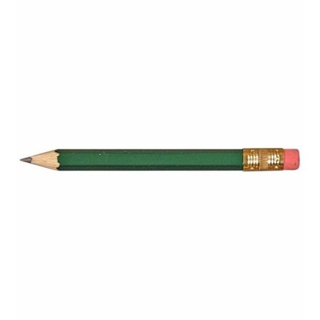 Hex Golf Pencils with Erasers 11