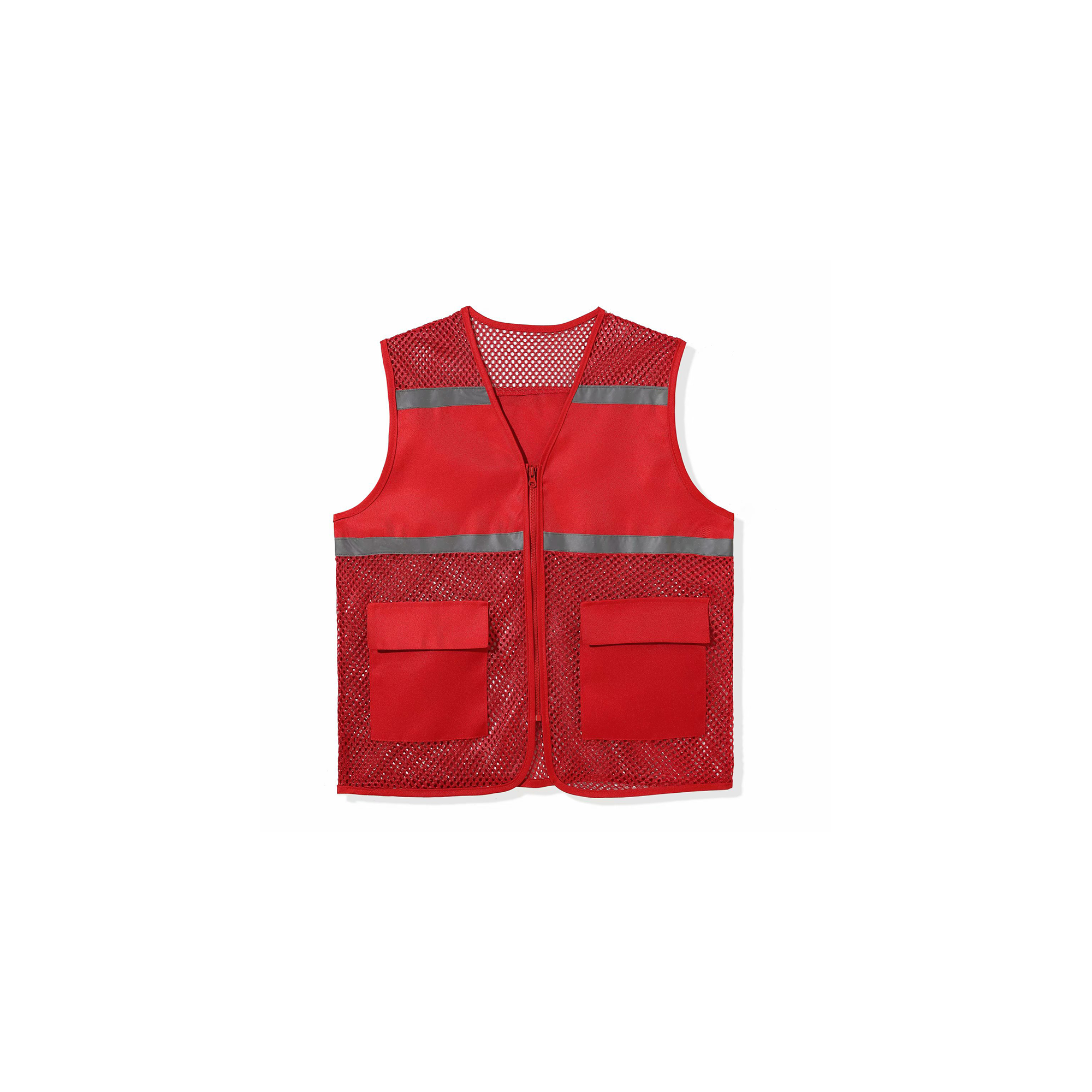 Colorful Volunteer Uniform Fishnet Vest 5