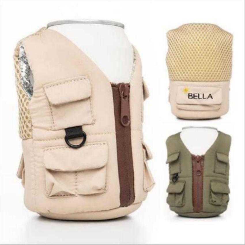 Down Jacket Style Winter Warm Cup Cover 2