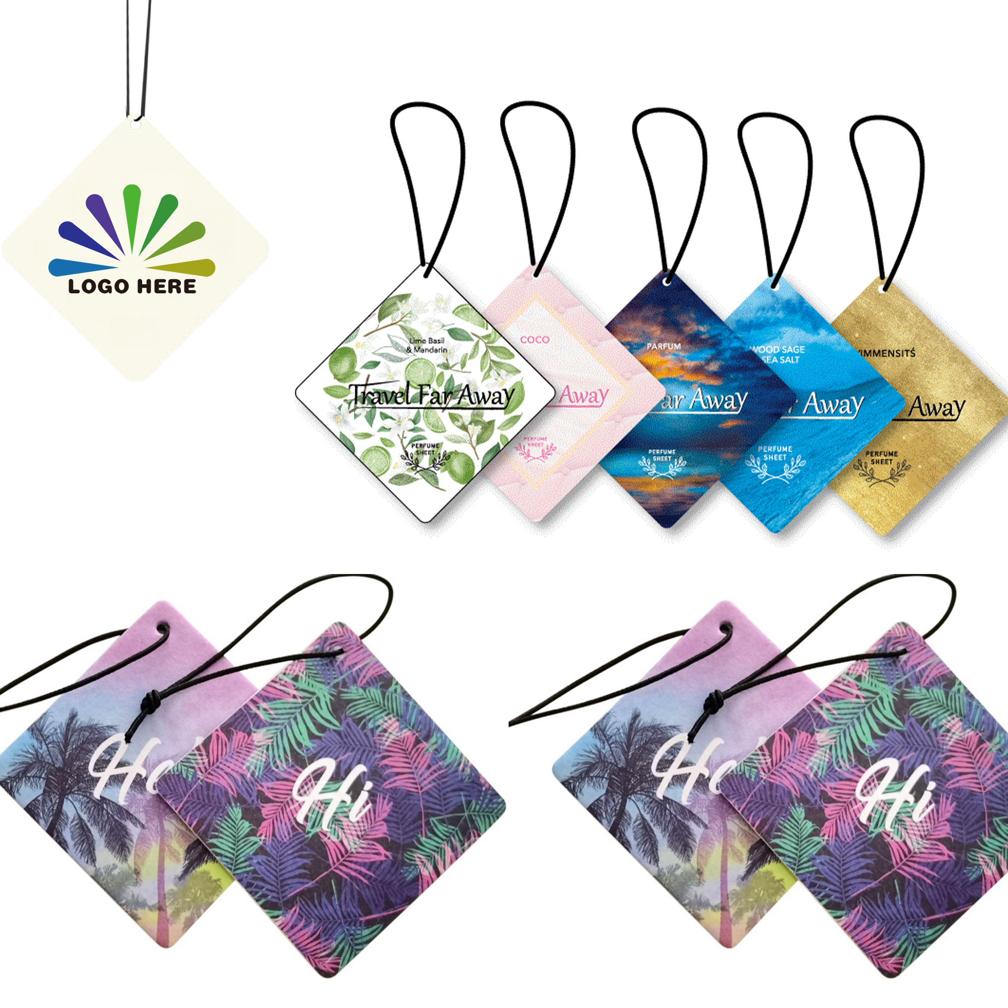 Full color Car Air Freshener 3