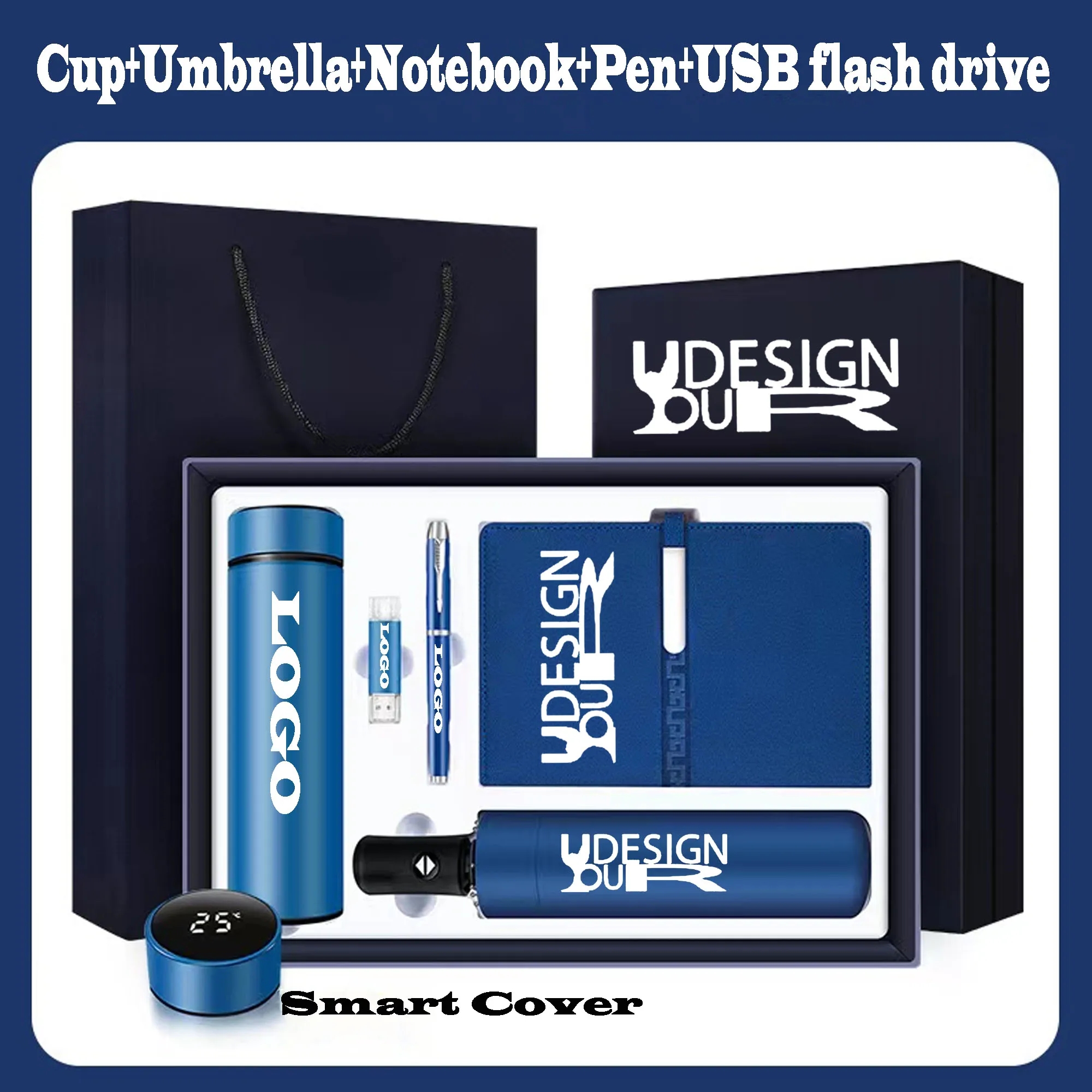 Customized Business Gift Set-Cup, Umbrella, Notebook, Pen 4