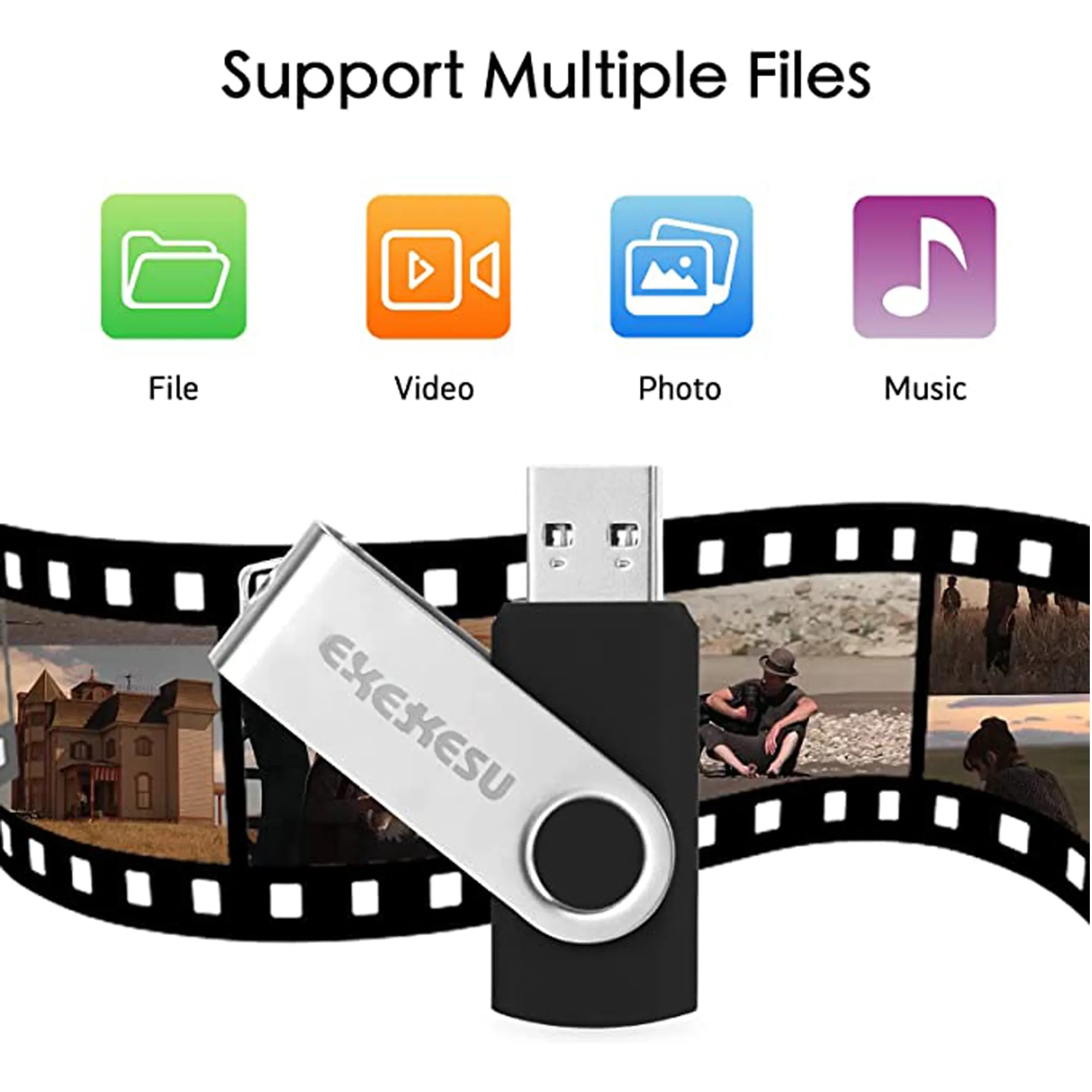 MOQ 50PCS Rush Servise Classic Swivel USB Flash Drive 5