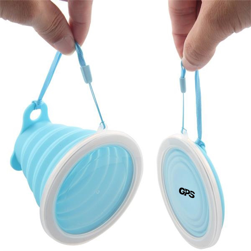 Collapsible Sports Bottle Silicone Folding Travel Cup 3