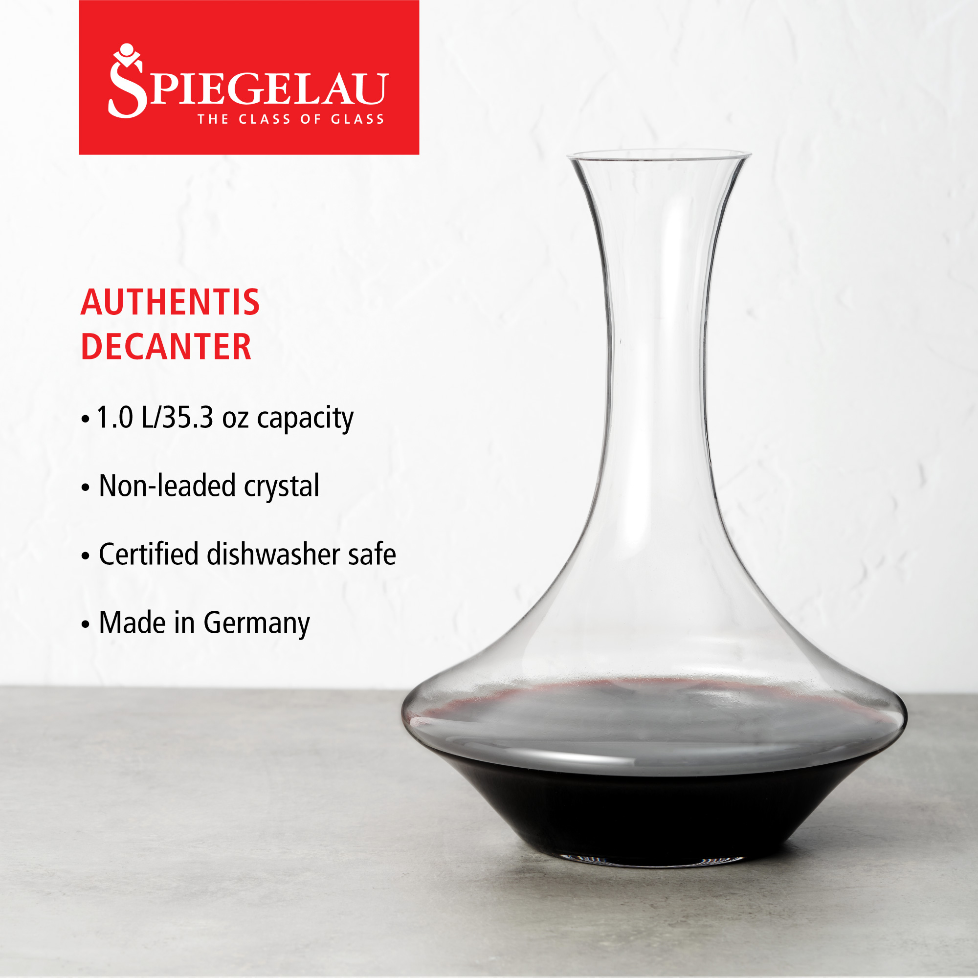Spiegelau Authentis 35oz Wine Decanter 7