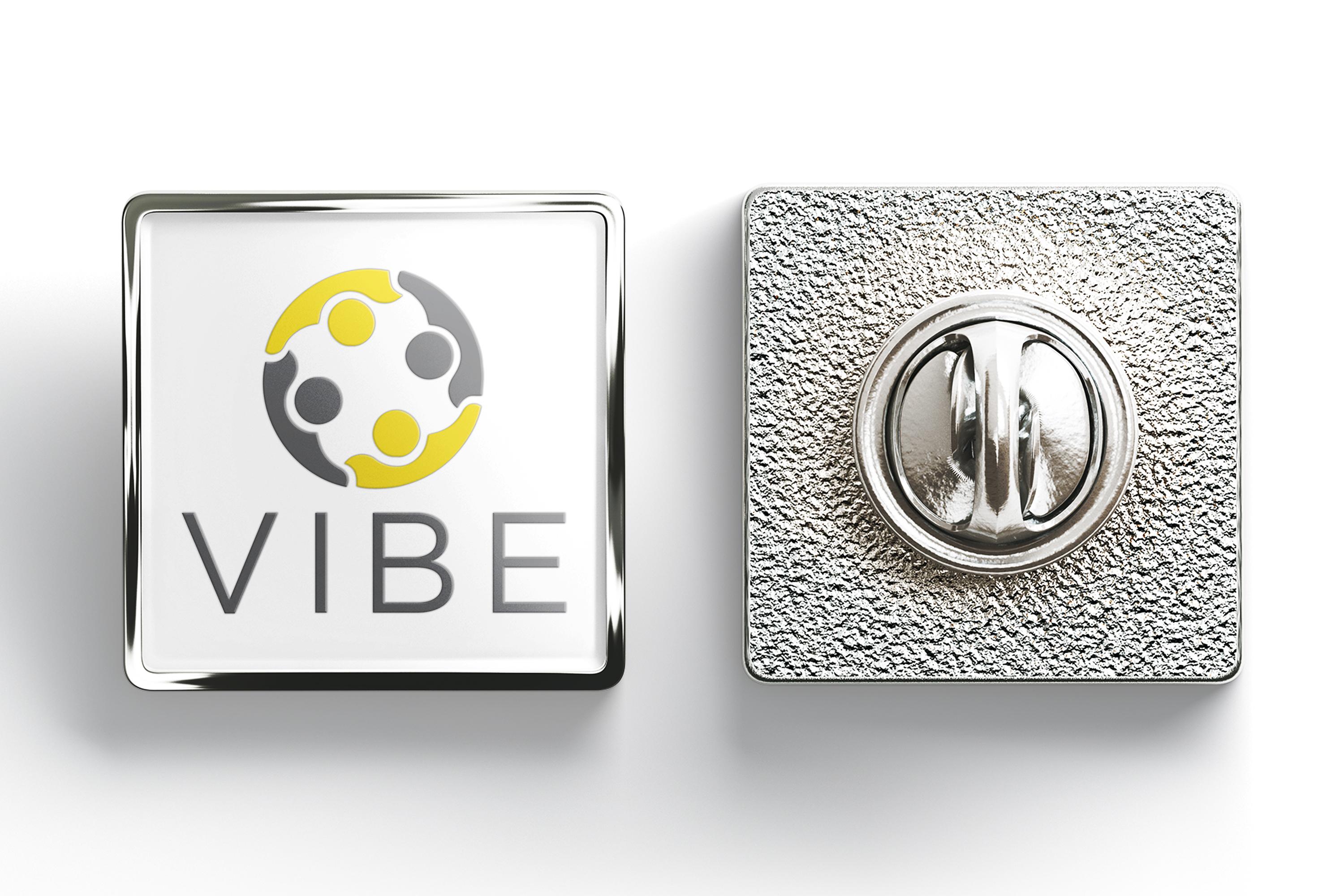 Express Vibraprint 1 1/2" Square Lapel Pin 3