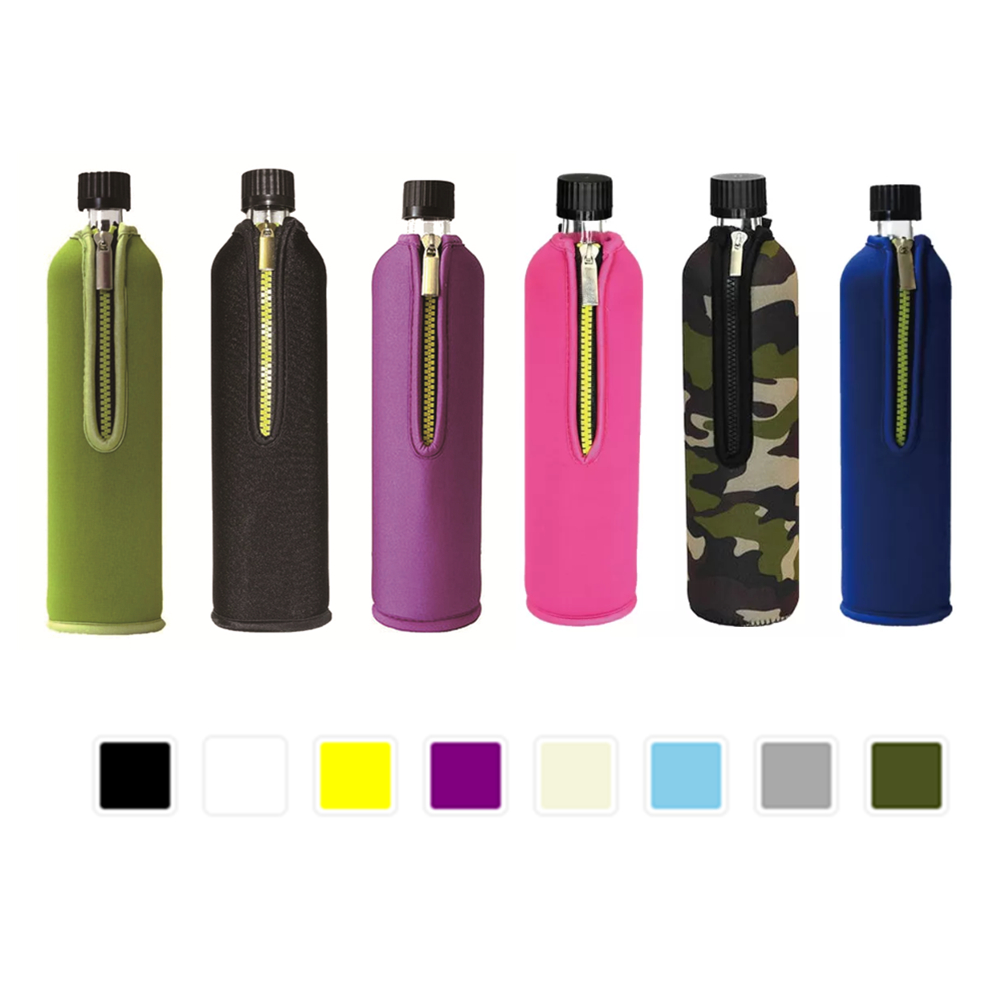 Zipped Slim Water Bottle Sleeve Coolie 8