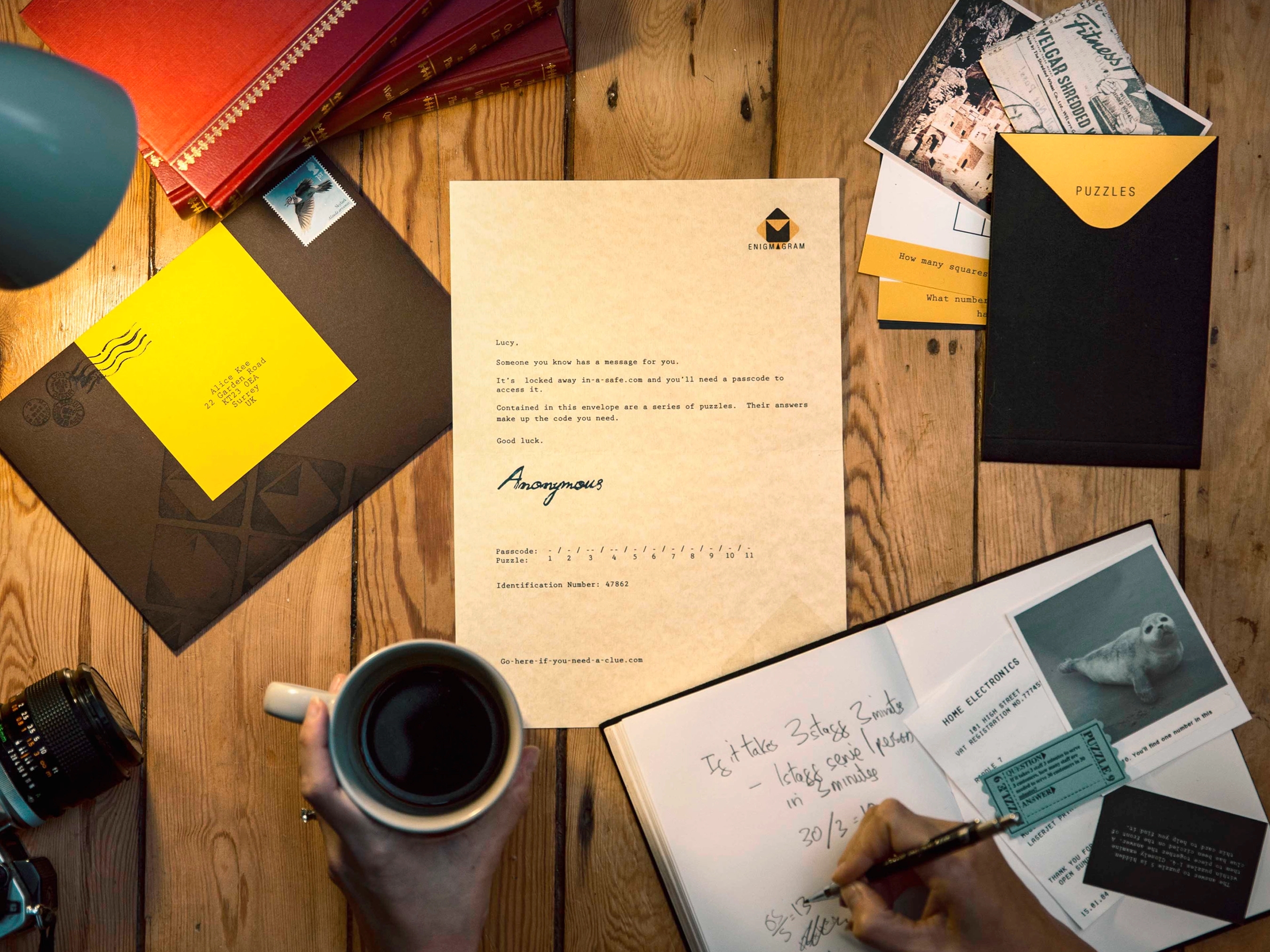 Puzzle Mailer - The Enigmagram an Escape Room Puzzle Gift 7